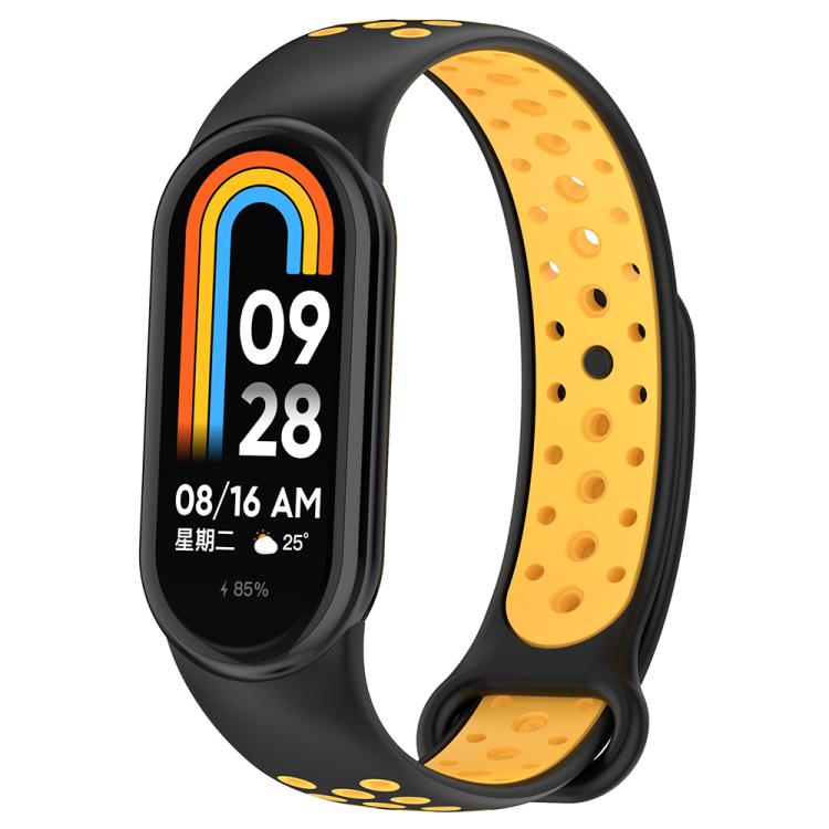 xDfind Reverse Buckle Two Color Silicone Sports Watch Band