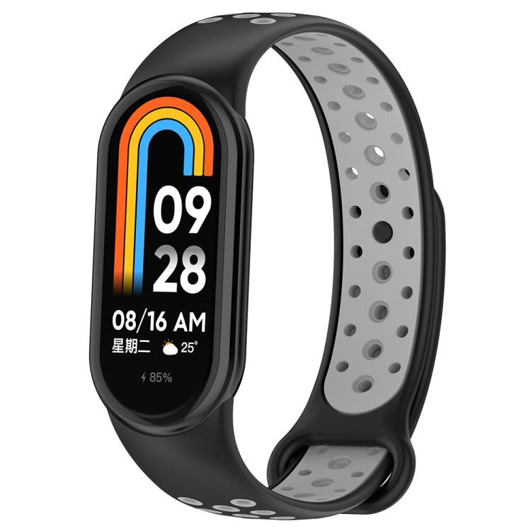 xDfind Reverse Buckle Two Color Silicone Sports Watch Band