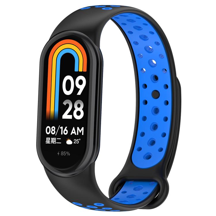 xDfind Reverse Buckle Two Color Silicone Sports Watch Band