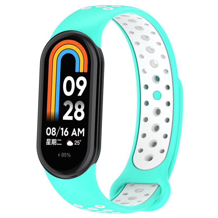 xDfind Reverse Buckle Two Color Silicone Sports Watch Band