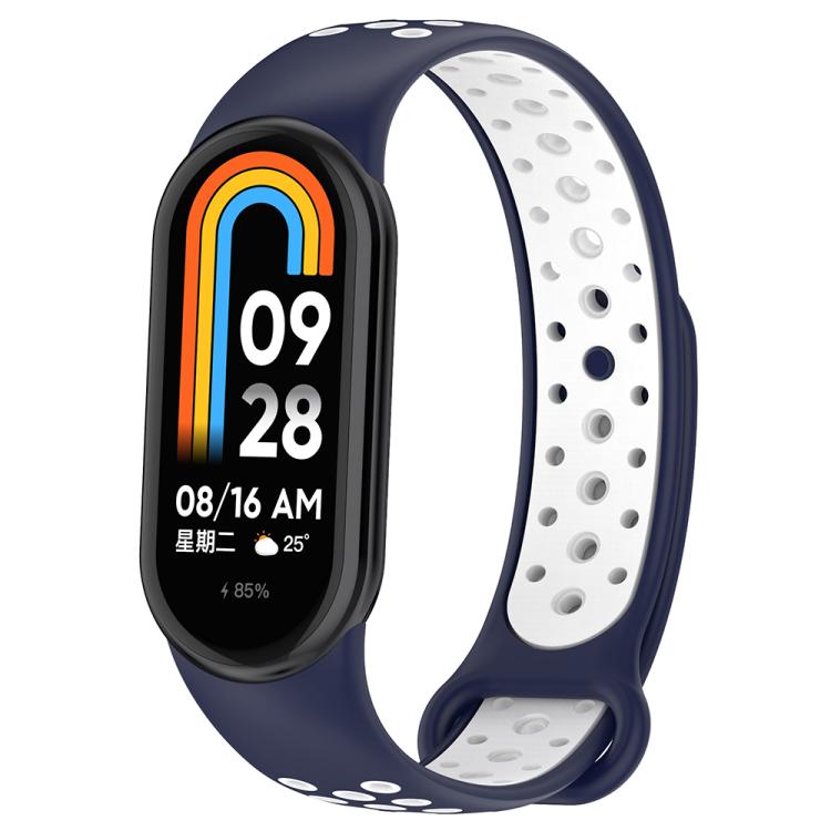 xDfind Reverse Buckle Two Color Silicone Sports Watch Band