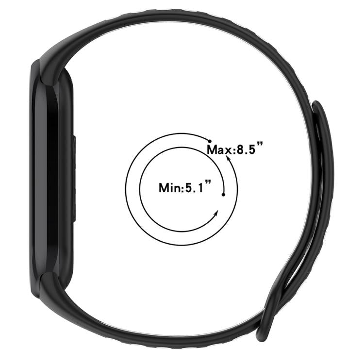xDfind Reverse Buckle Two Color Silicone Sports Watch Band