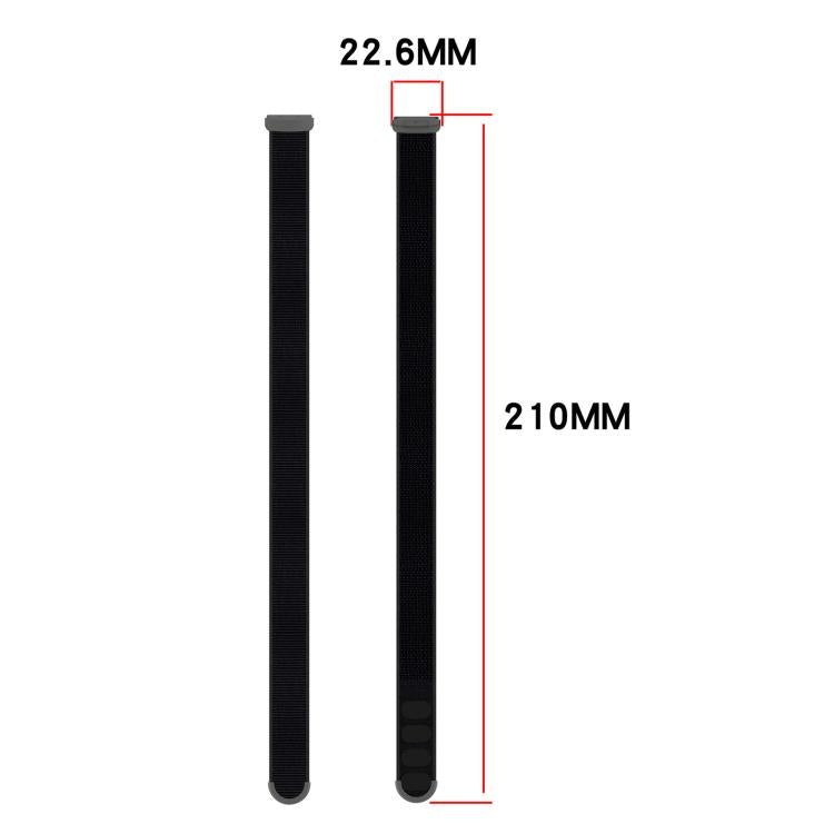 xDfind Nylon Loop Hook and Loop Fastener Watch Band