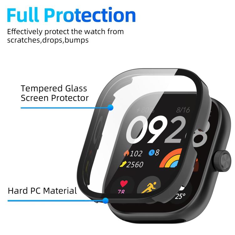 xDfind Tempered Film Integrated PC Watch Protective Cover, For Redmi Watch 4