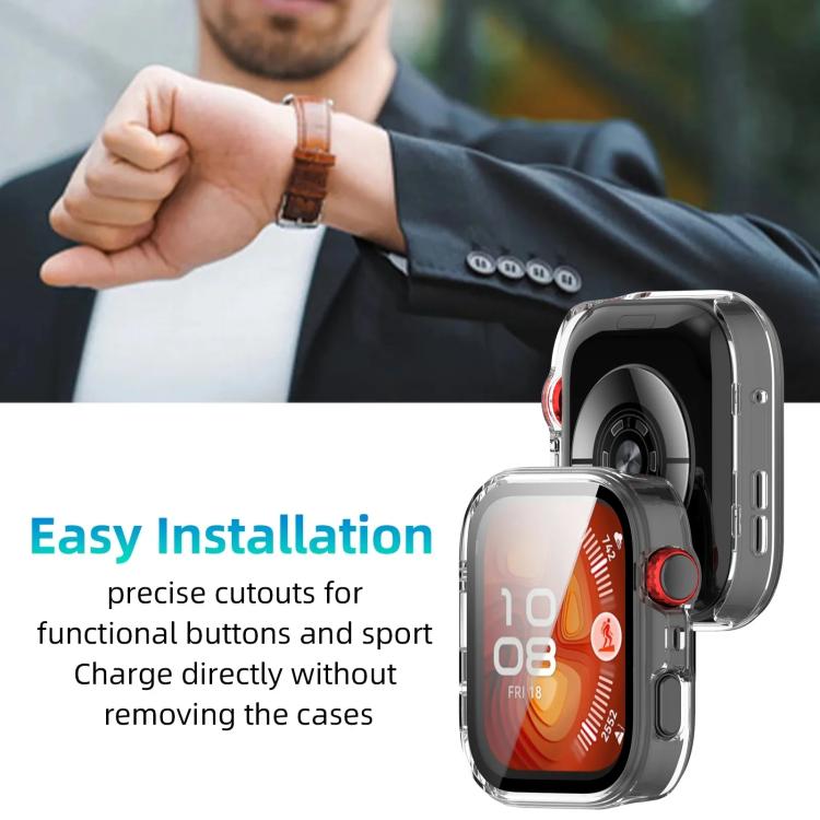 xDfind Tempered Film Integrated PC Watch Protective Cover, For Huawei Watch Fit 4