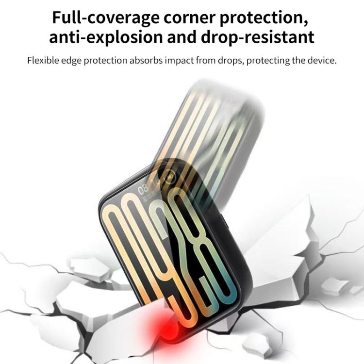 xDfind Tempered Film Integrated PC Watch Protective Cover, For Xiaomi Smart Band 9 Pro