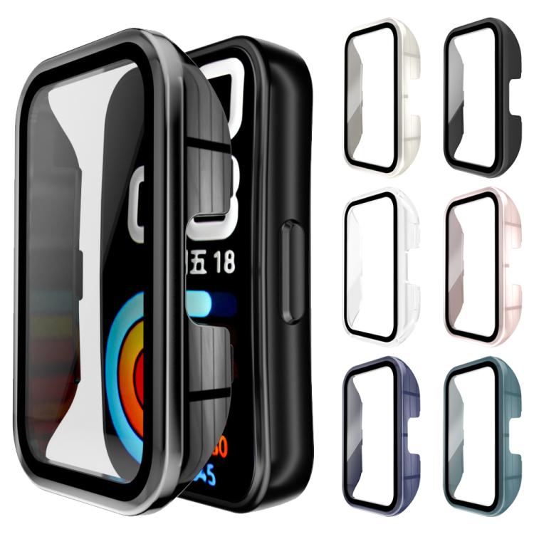 xDfind Tempered Film Integrated PC Watch Protective Cover, For Huawei Band 10 / 9 / 8