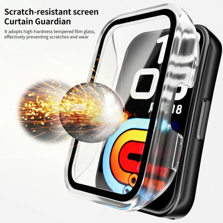 xDfind Tempered Film Integrated PC Watch Protective Cover, For Huawei Band 10 / 9 / 8