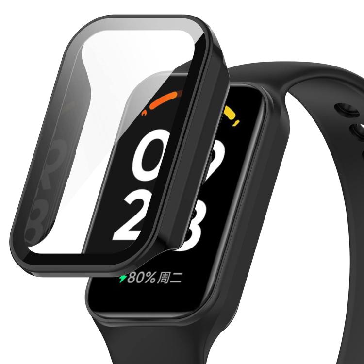 xDfind Tempered Film Integrated PC Watch Protective Cover, For Xiaomi Smart Band 8 Active / Redmi Band 2