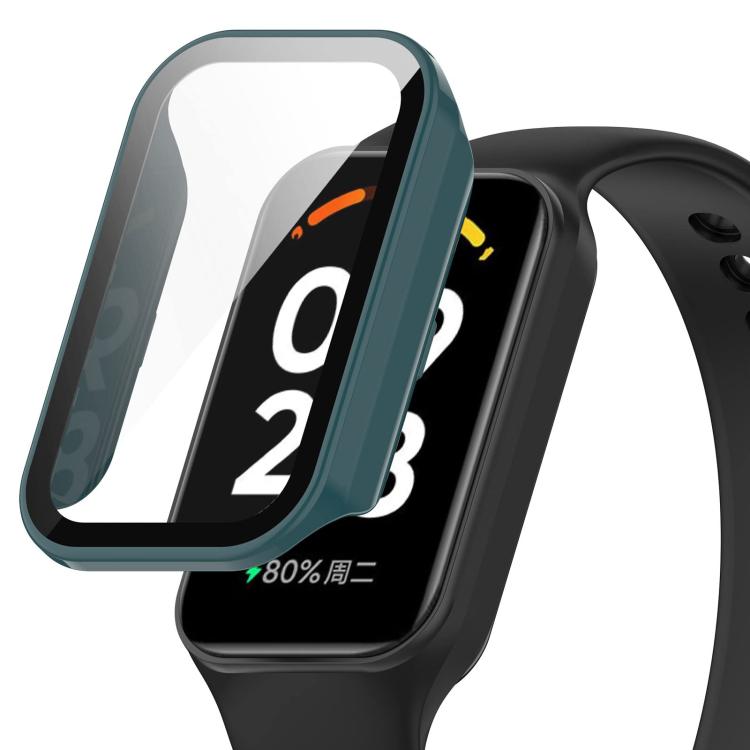 xDfind Tempered Film Integrated PC Watch Protective Cover, For Xiaomi Smart Band 8 Active / Redmi Band 2
