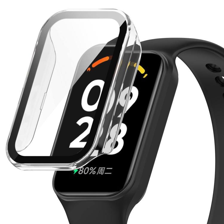 xDfind Tempered Film Integrated PC Watch Protective Cover, For Xiaomi Smart Band 8 Active / Redmi Band 2