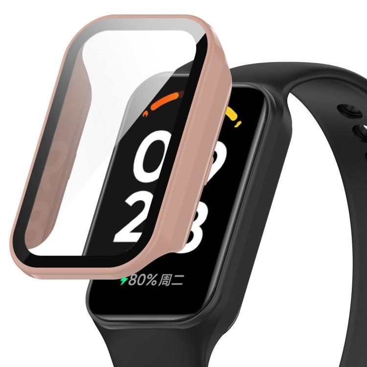 xDfind Tempered Film Integrated PC Watch Protective Cover, For Xiaomi Smart Band 8 Active / Redmi Band 2
