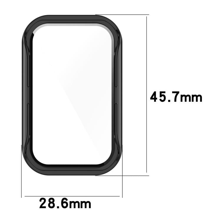 xDfind Tempered Film Integrated PC Watch Protective Cover, For Xiaomi Smart Band 8 Active / Redmi Band 2