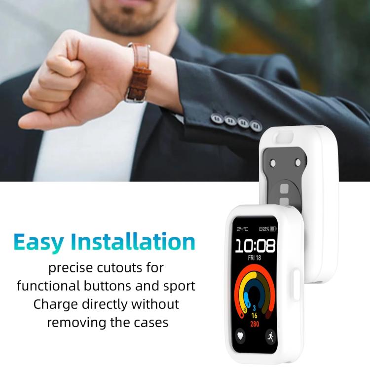xDfind Silicone Watch Protective Cover, For Huawei Band 10 / 9 / 8