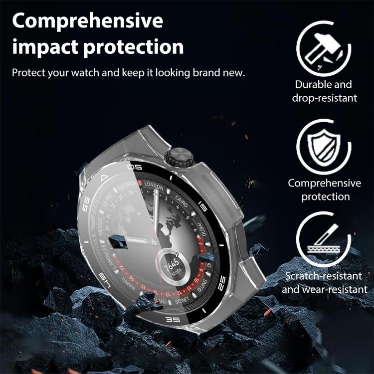 xDfind Graduated Style Tempered Film Integrated PC Watch Protective Cover, For Huawei Watch GT 5 Pro 46mm