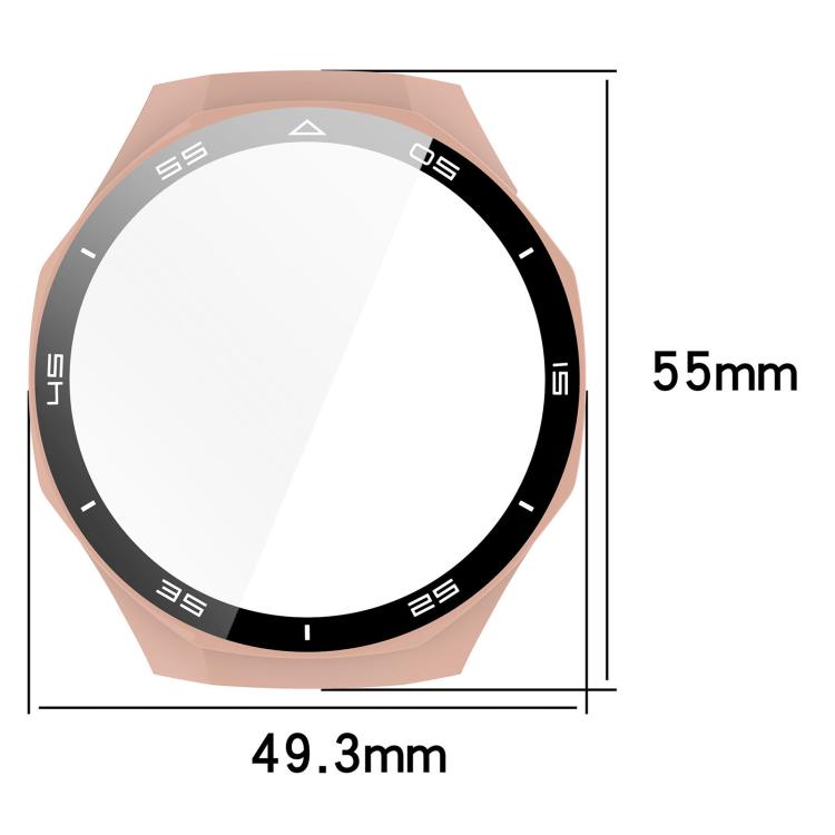 xDfind Graduated Style Tempered Film Integrated PC Watch Protective Cover, For Huawei Watch GT 5 Pro 46mm