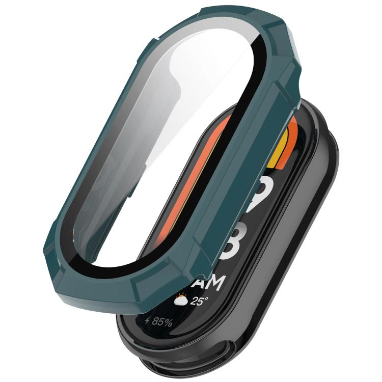 xDfind Armor Tempered Film Integrated PC Watch Protective Cover, For Xiaomi Smart Band 9 Ceramic / 8