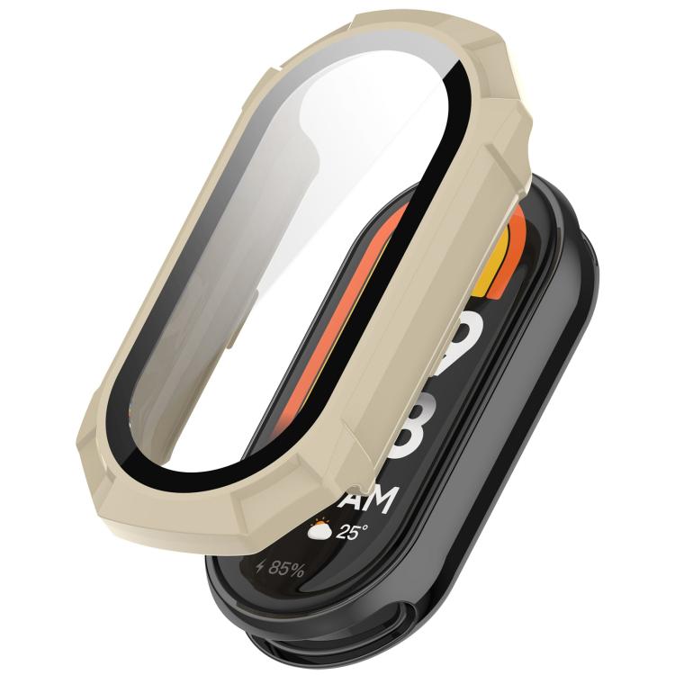 xDfind Armor Tempered Film Integrated PC Watch Protective Cover, For Xiaomi Smart Band 9 Ceramic / 8