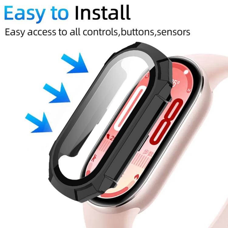 xDfind Armor Tempered Film Integrated PC Watch Protective Cover, For Xiaomi Smart Band 9 / 9 NFC