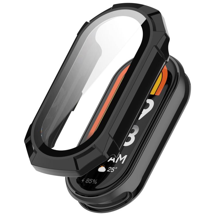xDfind Armor Tempered Film Integrated PC Watch Protective Cover, For Xiaomi Smart Band 9 / 9 NFC