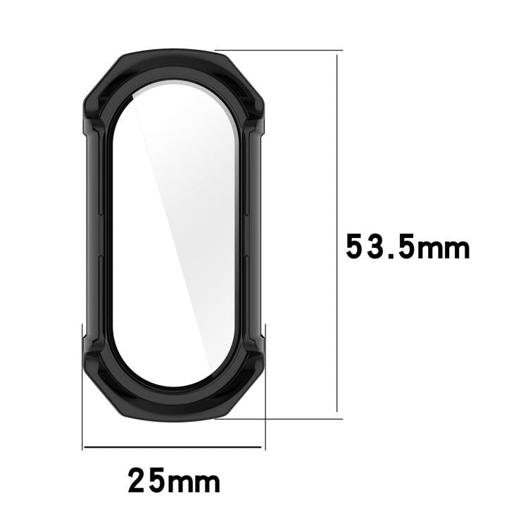 xDfind Armor Tempered Film Integrated PC Watch Protective Cover, For Xiaomi Smart Band 9 Ceramic / 8
