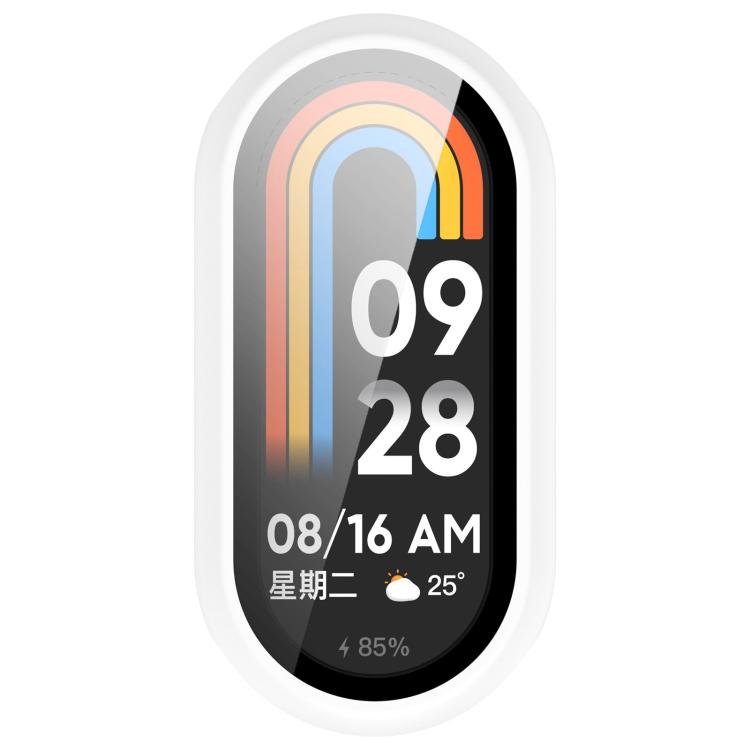 xDfind Tempered Film Integrated PC Watch Protective Cover, For Xiaomi Smart Band 9 Ceramic / 8