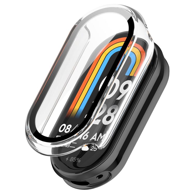 xDfind Tempered Film Integrated PC Watch Protective Cover, For Xiaomi Smart Band 9 Ceramic / 8