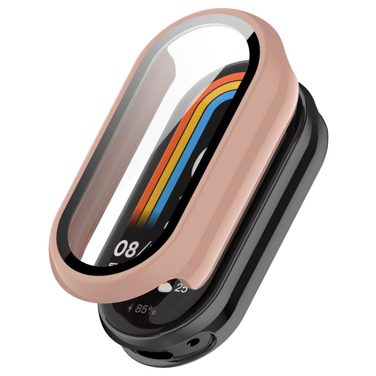 xDfind Tempered Film Integrated PC Watch Protective Cover, For Xiaomi Smart Band 9 Ceramic / 8