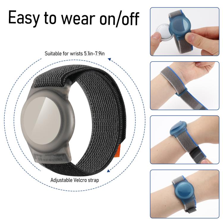 xDfind Loop Nylon Band Style Anti-lost Tracker Protective Cover, For AirTag 2nd Gen / AirTag 1st Gen