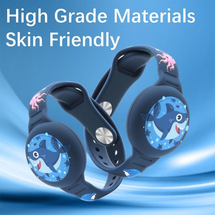 xDfind Cartoon Silicone Band Style Anti-lost Tracker Protective Cover, For AirTag 2nd Gen / AirTag 1st Gen