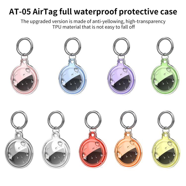 xDfind Full-cover Waterproof TPU Protective Cover, For AirTag 2nd Gen / AirTag 1st Gen