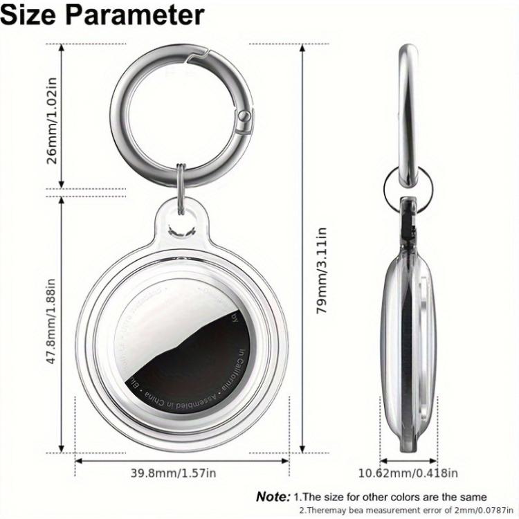 xDfind Full-cover Waterproof TPU Protective Cover, For AirTag