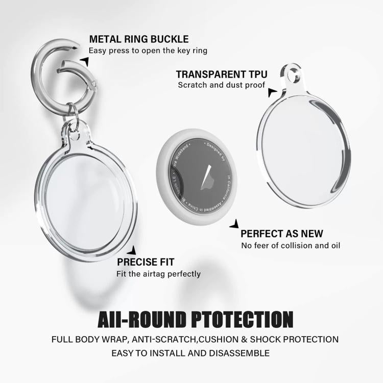 xDfind Full-cover Waterproof TPU Protective Cover, For AirTag