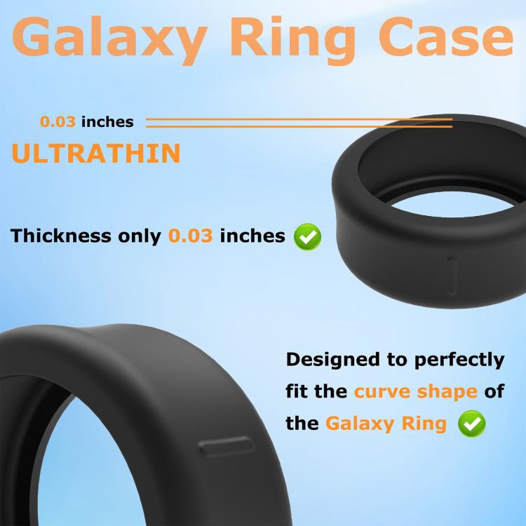 xDfind For Samsung Galaxy Ring Smart Ring Silicone Cover, M