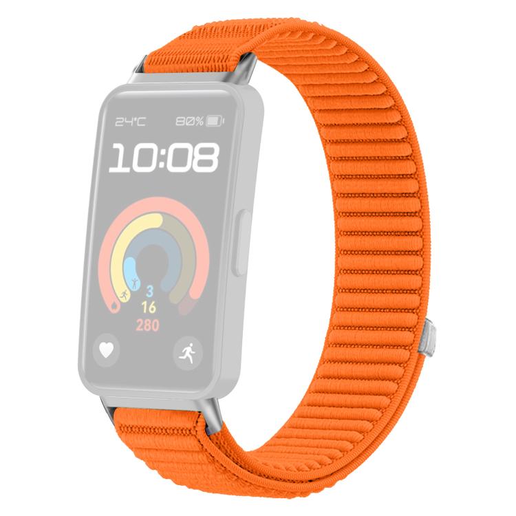 xDfind Woven Nylon Hook And Loop Fastener Metal Interface Watch Band