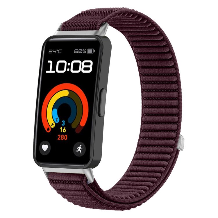 xDfind Woven Nylon Hook And Loop Fastener Metal Interface Watch Band