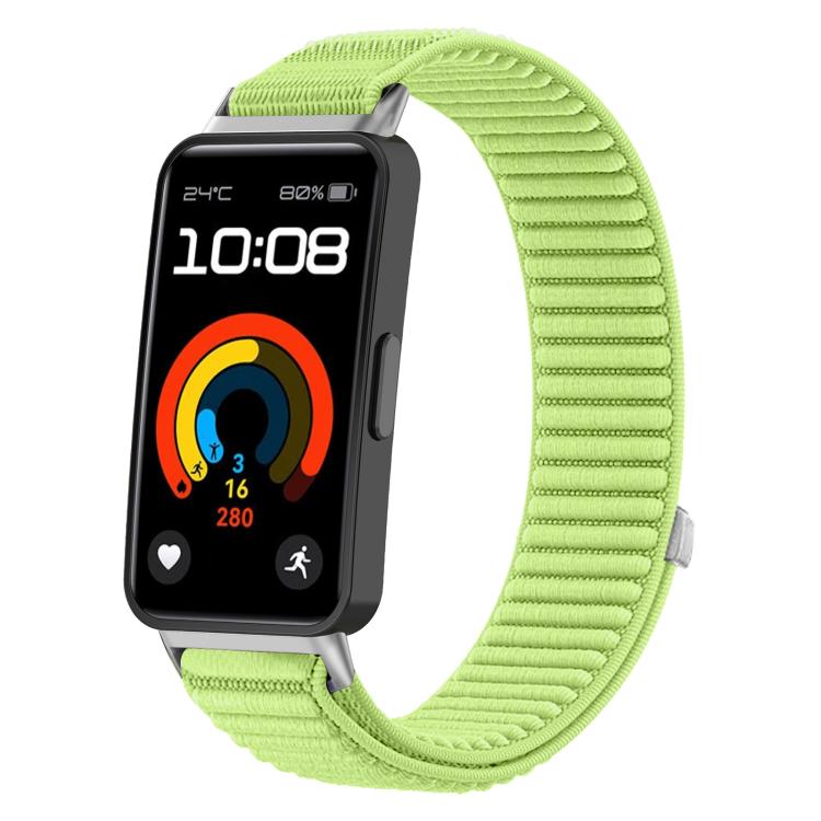 xDfind Woven Nylon Hook And Loop Fastener Metal Interface Watch Band