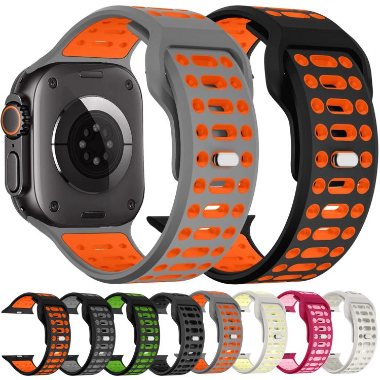 xDfind Two Color Silicone Sport Breathable Watch Band