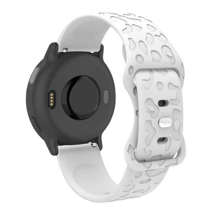 xDfind Leopard Print Silicone Watch Band, 18mm