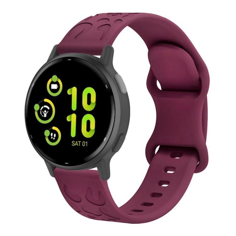 xDfind Leopard Print Silicone Watch Band, 20mm