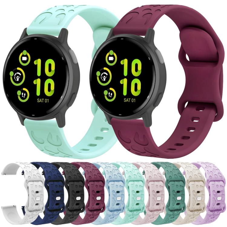 xDfind Leopard Print Silicone Watch Band, 20mm