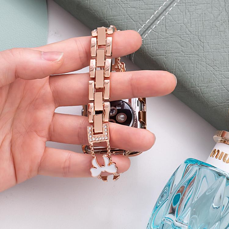 xDfind Bowknot Chain Bracelet Diamond Metal Watch Band, For Apple Watch 42 / 44 / 45 / 46 / 49mm