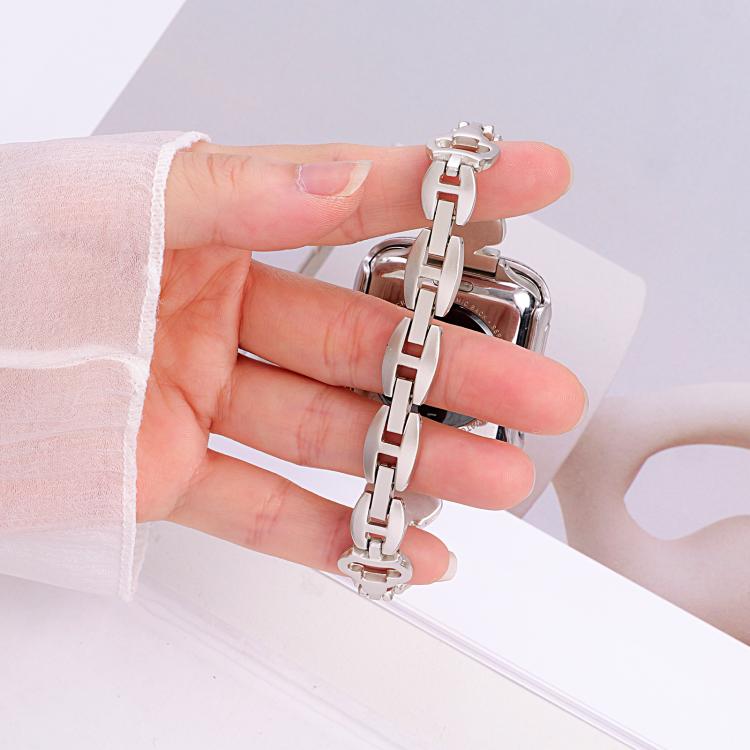 xDfind Crown Chain Bracelet Diamond Metal Watch Band, For Apple Watch 42 / 44 / 45 / 46 / 49mm