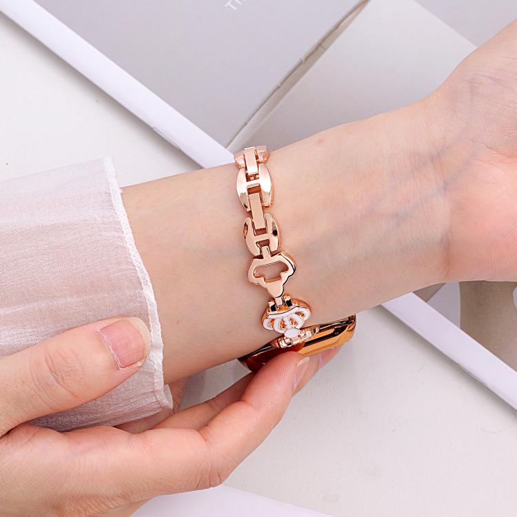 xDfind Crown Chain Bracelet Diamond Metal Watch Band, For Apple Watch 42 / 44 / 45 / 46 / 49mm