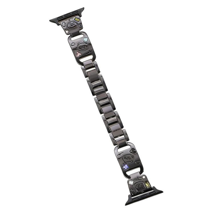 xDfind Happy Zoo Bracelet Diamond Metal Watch Band, For Apple Watch 42 / 44 / 45 / 46 / 49mm