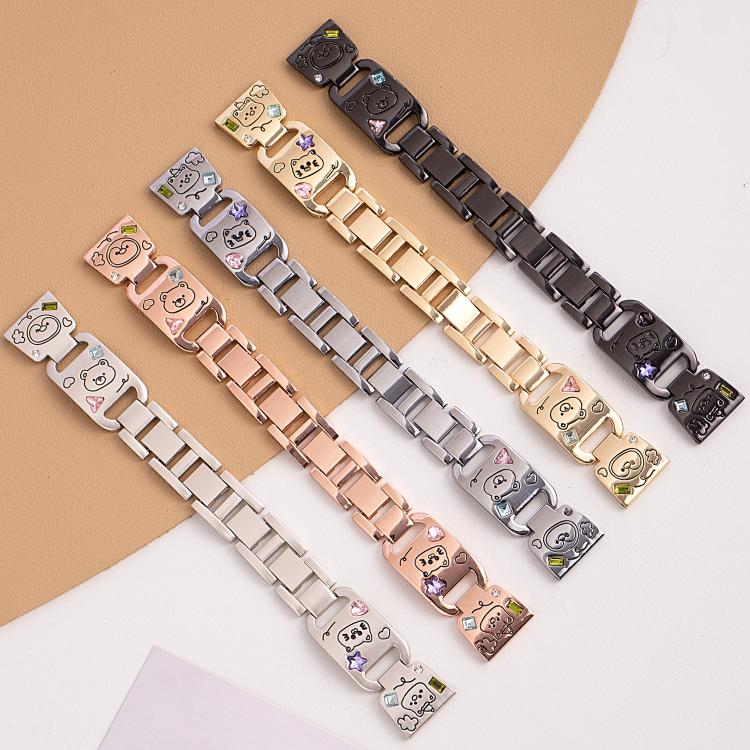xDfind Happy Zoo Bracelet Diamond Metal Watch Band, For Apple Watch 42 / 44 / 45 / 46 / 49mm