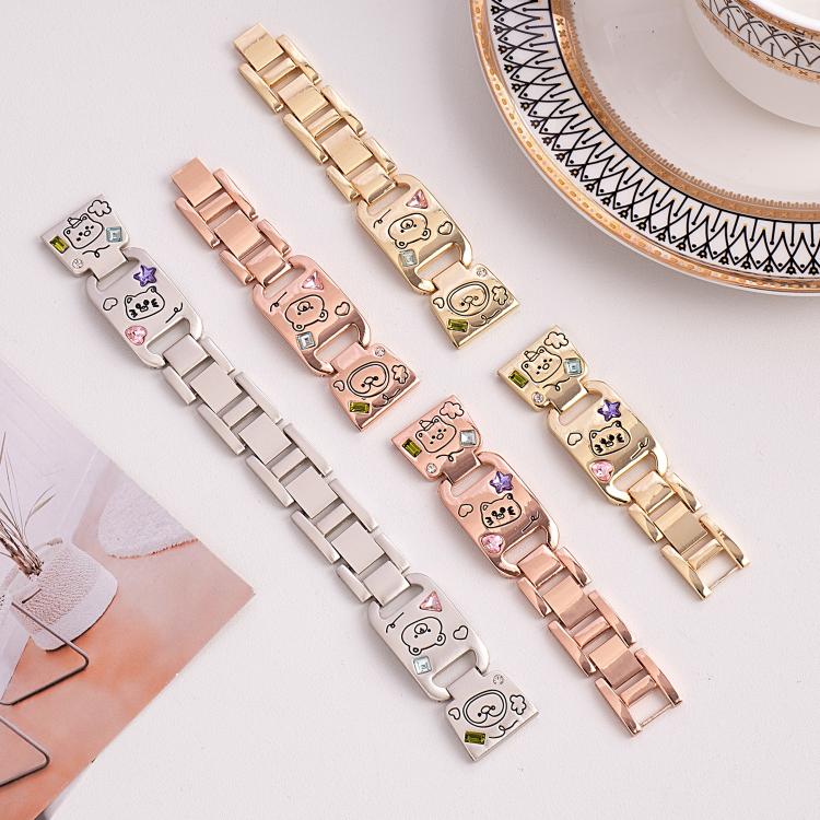 xDfind Happy Zoo Bracelet Diamond Metal Watch Band, For Apple Watch 42 / 44 / 45 / 46 / 49mm