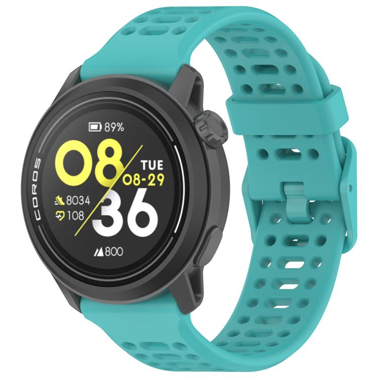xDfind For COROS Breathable Hole Pure Color Silicone Watch Band
