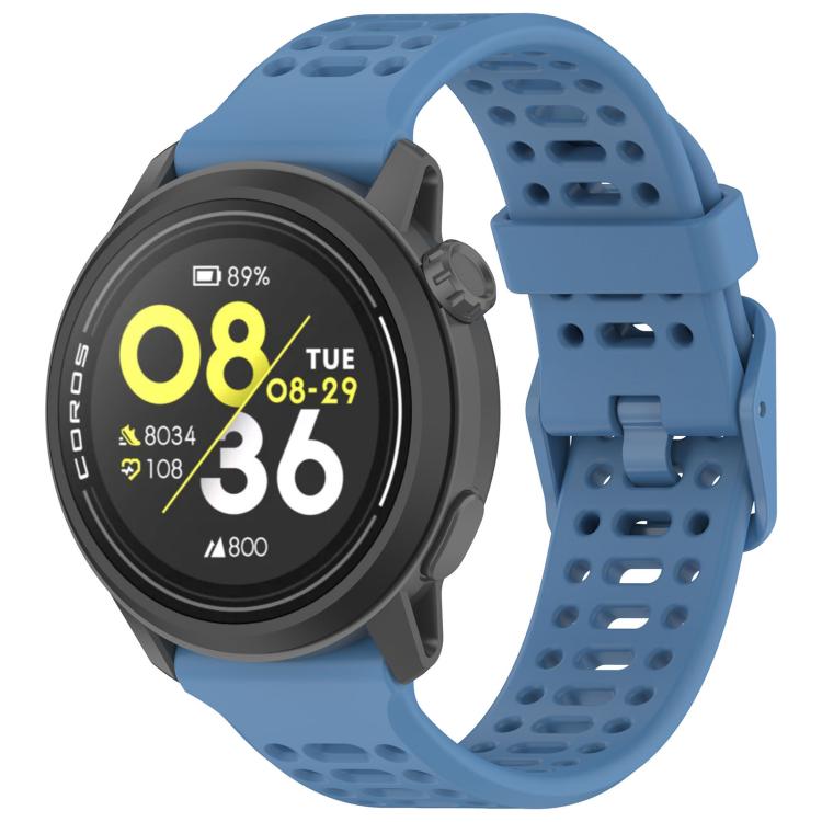 xDfind For COROS Breathable Hole Pure Color Silicone Watch Band