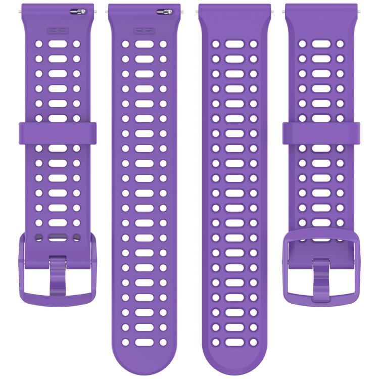 xDfind For COROS Breathable Hole Pure Color Silicone Watch Band, 20mm